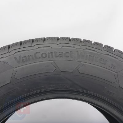 7. Opony 205/75 R16C 2x CONTINENTAL 113/111R VanContact Winter Zimowe 2024 9,8-10mm