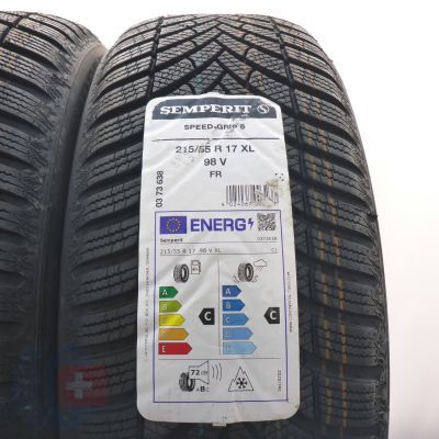 2. Opony 215/55 R17 4x SEMPERIT 98V XL Speed-Grip 5 Zimowe 2025 