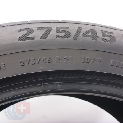 4. Opony 275/45 R21 2x CONTINENTAL 107Y SportContact 6 MO Letnie 2021 6mm